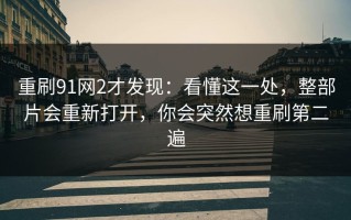 重刷91网2才发现：看懂这一处，整部片会重新打开，你会突然想重刷第二遍