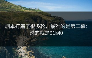 剧本打磨了很多轮，最难的是第二幕：说的就是91网0